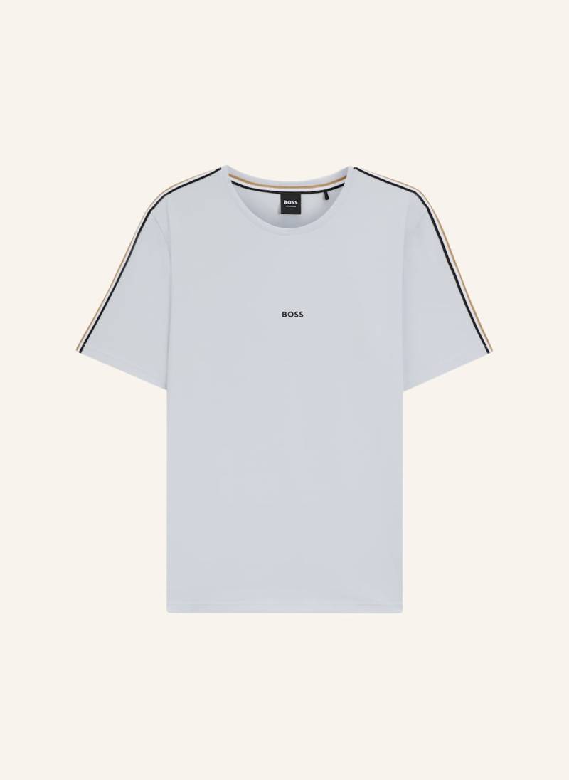 Boss Pyjama-Oberteil Unique T-Shirt Regular Fit lila von Boss
