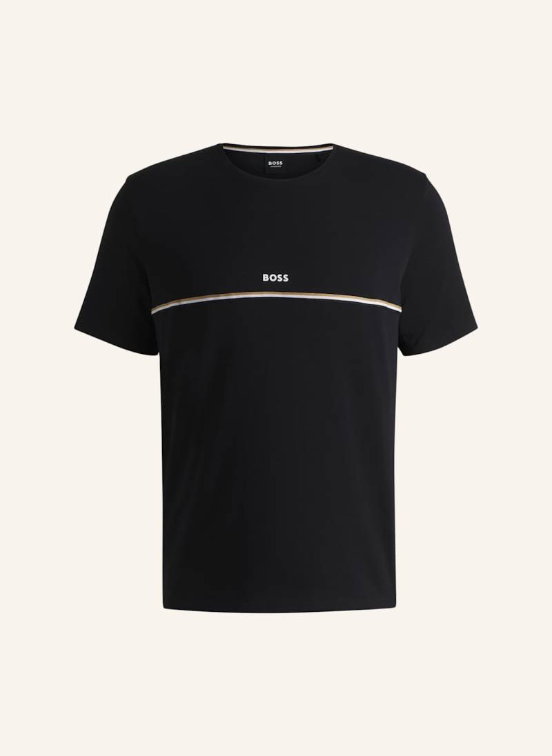 Boss Pyjama-Oberteil Unique T-Shirt Regular Fit schwarz von Boss
