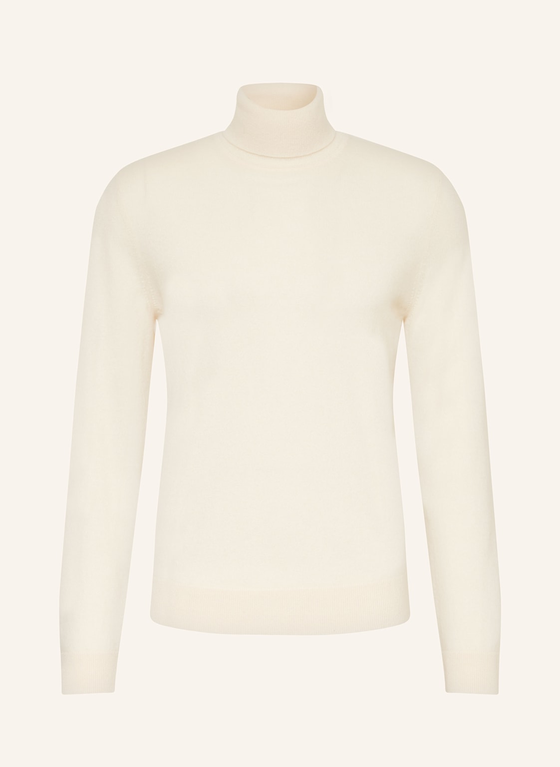 Boss Rollkragenpullover Emio Aus Cashmere weiss von Boss