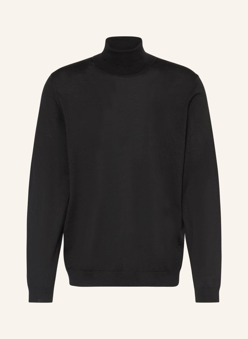 Boss Rollkragenpullover Musso schwarz von Boss