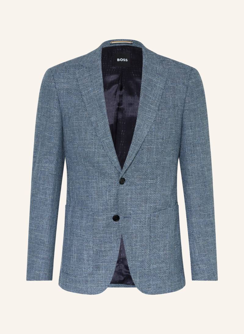 Boss Sakko Hutson Regular Fit blau von Boss