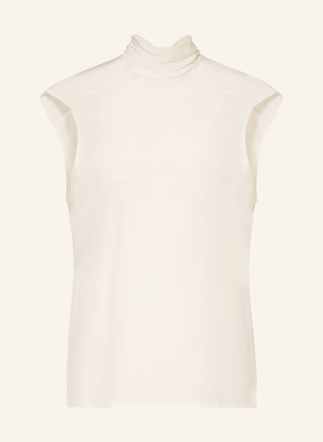 Boss Schluppenbluse Besei Aus Seide weiss von Boss