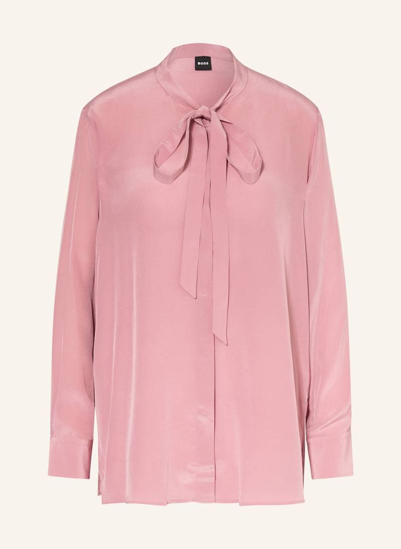 Boss Schluppenbluse Bryon Aus Seide rosa von Boss