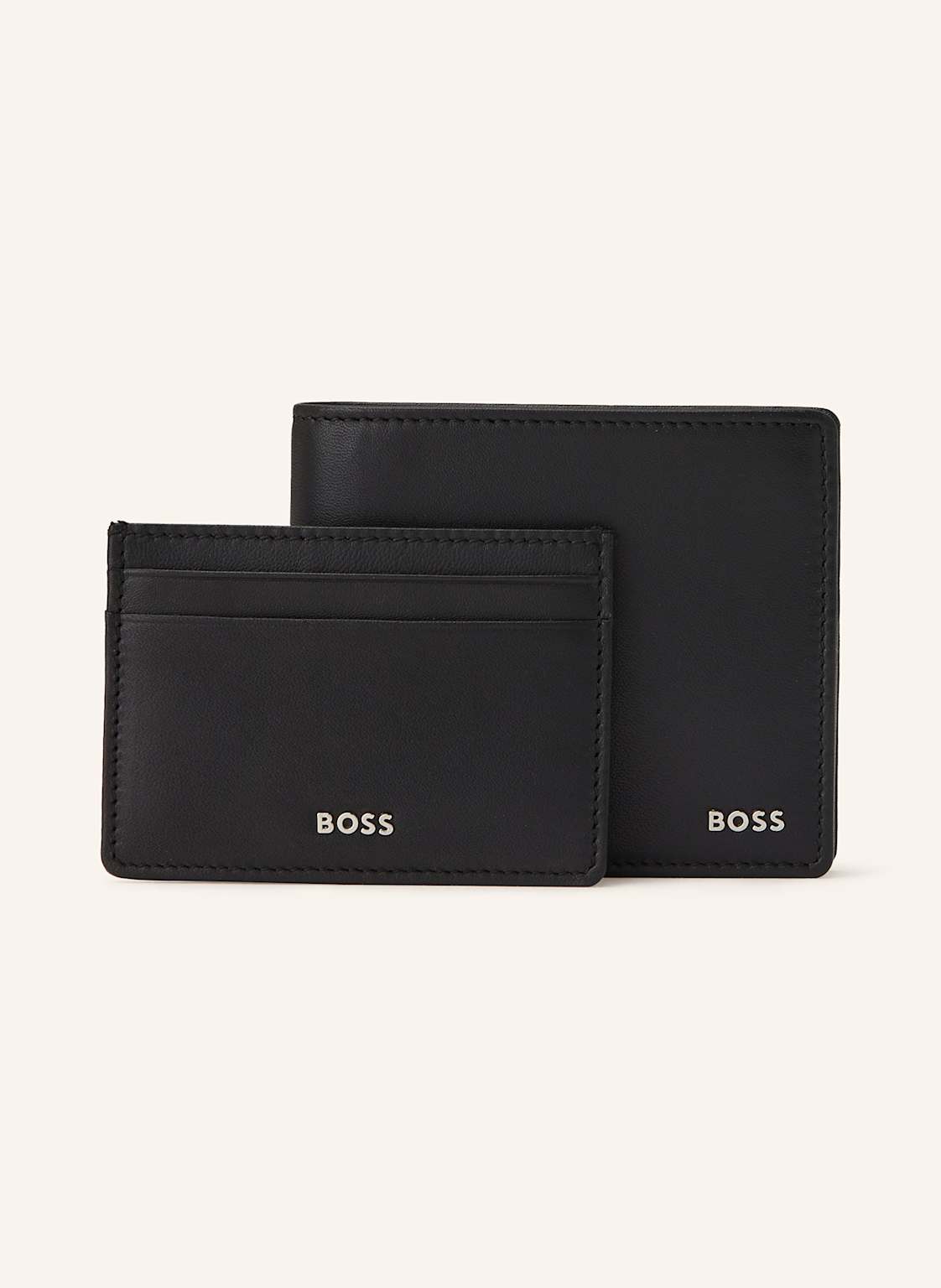 Boss Set Gbbm: Geldbörse Und Kartenetui Mit Geschenkbox schwarz von Boss