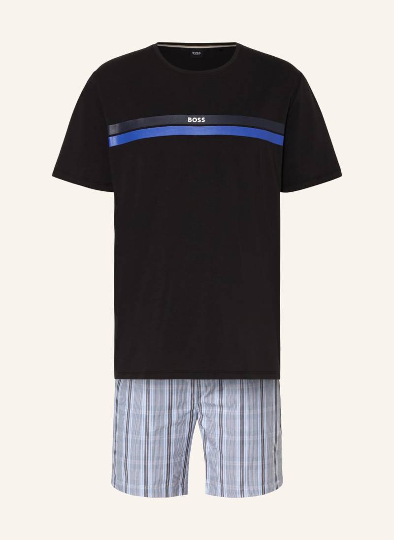 Boss Shorty-Schlafanzug Urban Short blau von Boss