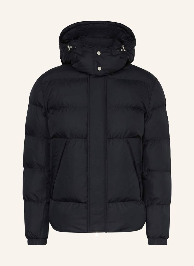 Boss Steppjacke Corbinian Mit Abnehmbarer Kapuze schwarz von Boss