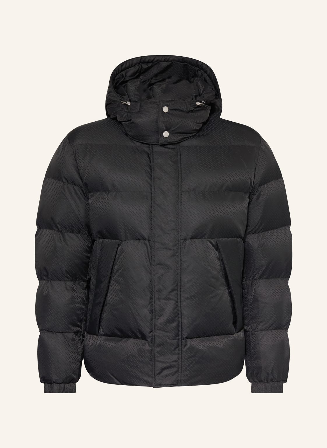 Boss Steppjacke Corbinian Mit Abnehmbarer Kapuze schwarz von Boss