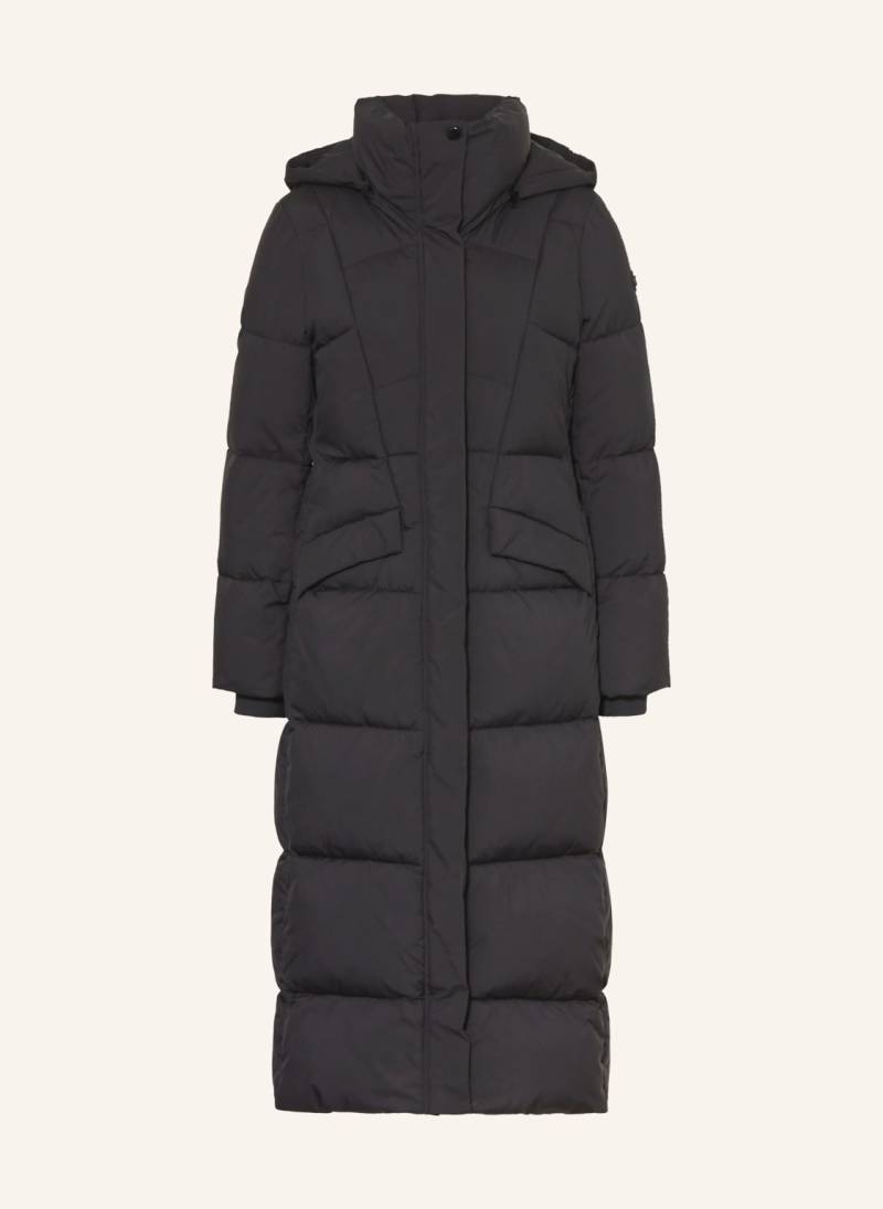 Boss Steppmantel Pamaxi Mit Abnehmbarer Kapuze schwarz von Boss