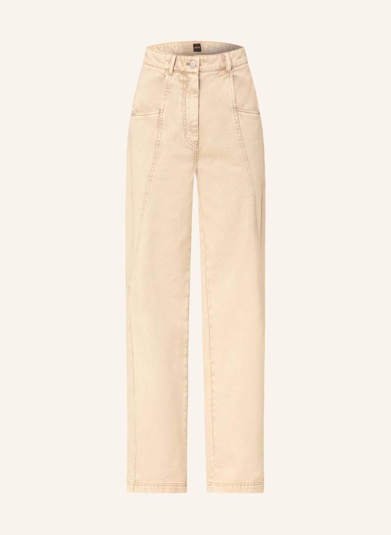 Boss Straight Jeans Marlina braun von Boss