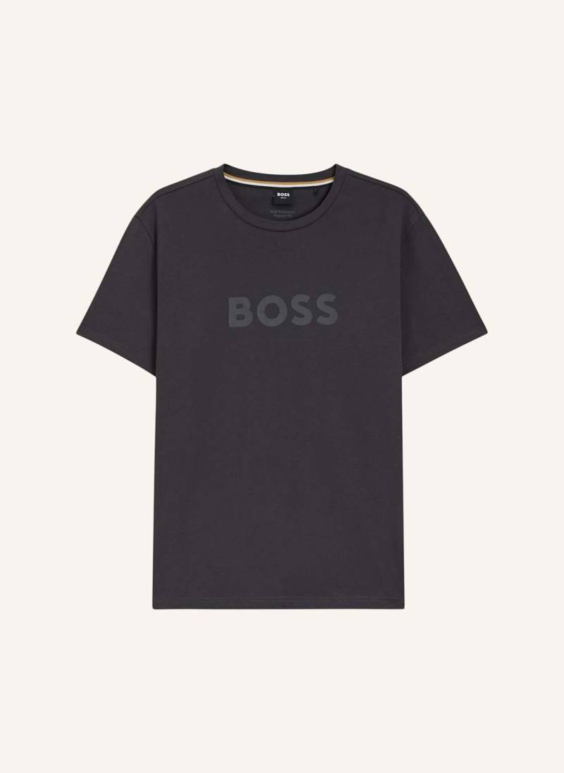 Boss Strand-Oberteil T-Shirt Rn Regular Fit grau von Boss