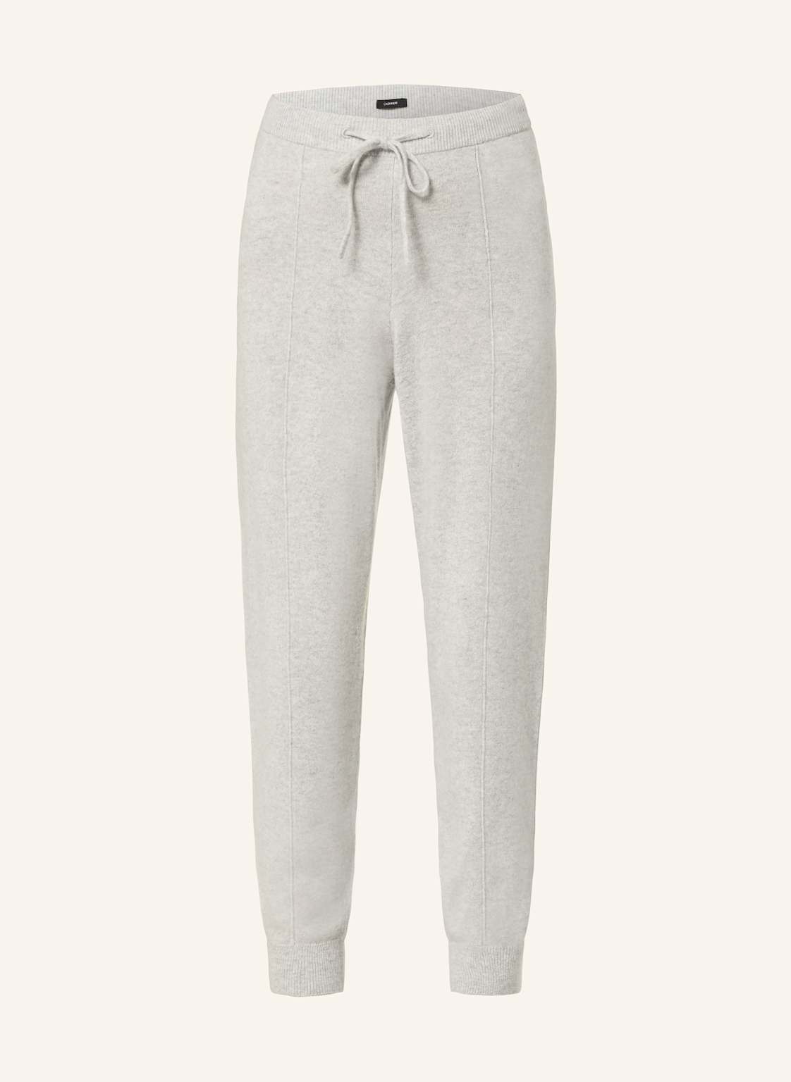 Boss Strickhose Falindana Aus Cashmere grau von Boss