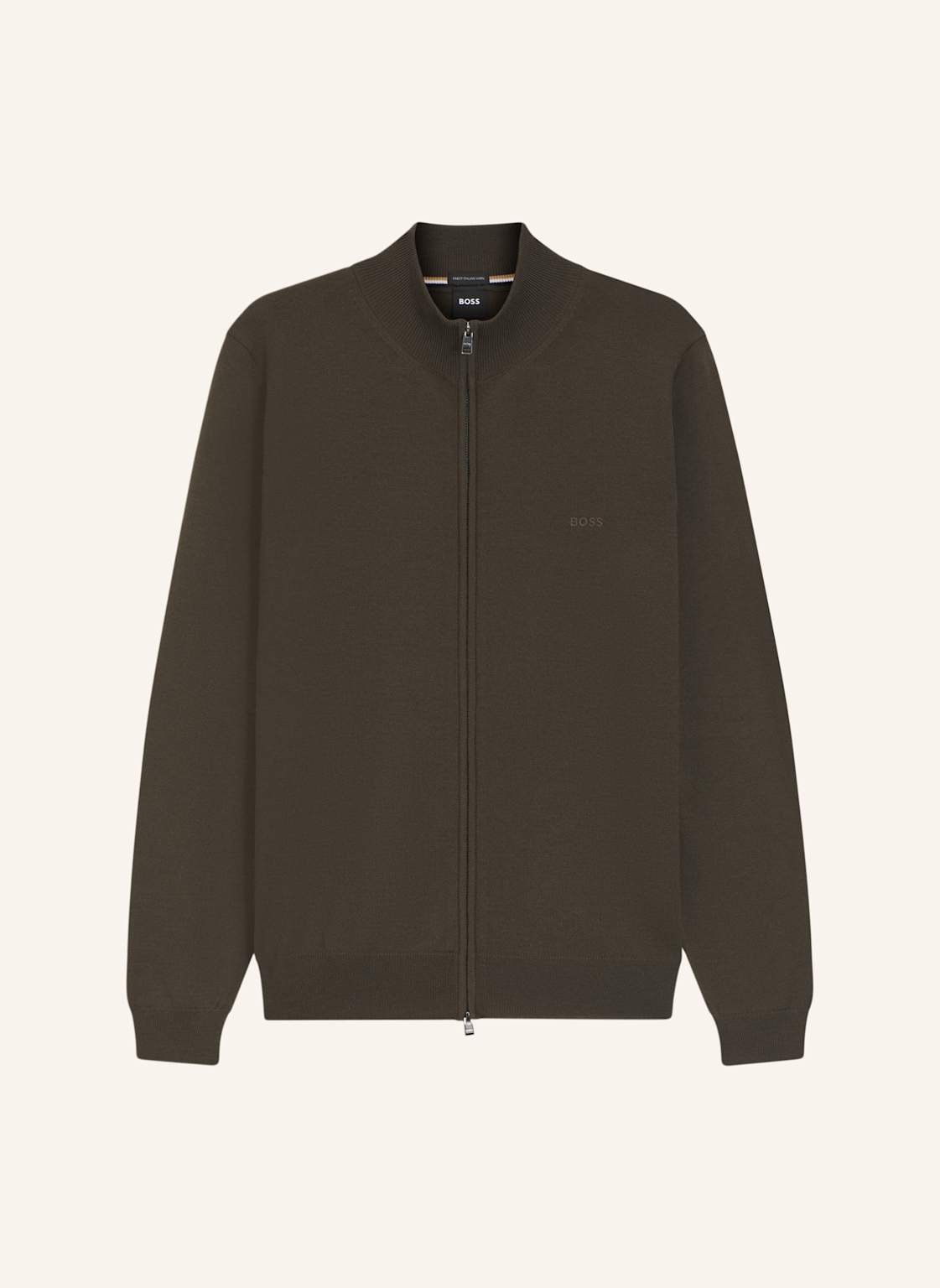 Boss Strickjacke Balonso-L Regular Fit gruen von Boss