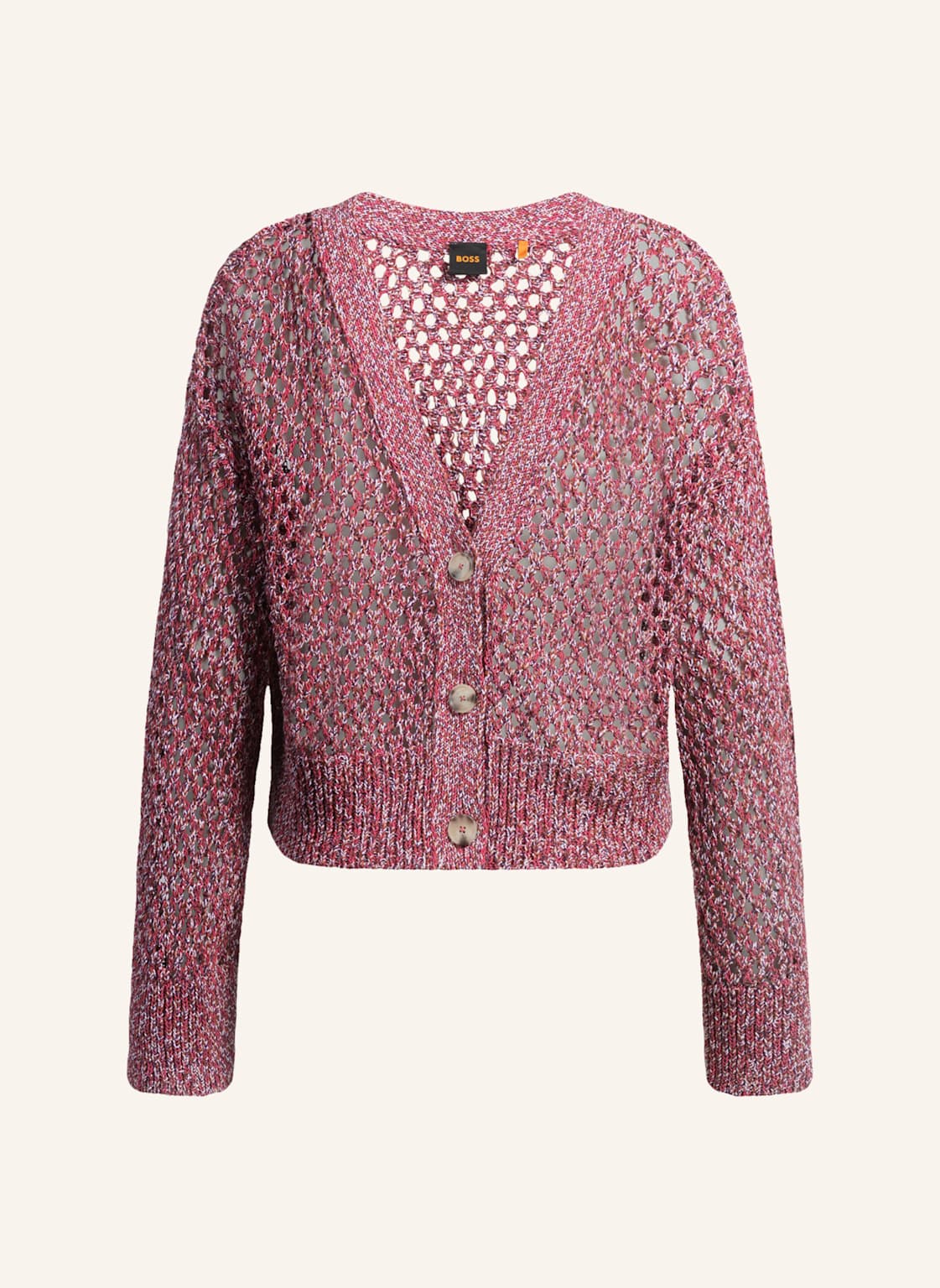 Boss Strickjacke C_Fontana Relaxed Fit rot Boss Strickjacke C_Fontana Relaxed Fit rot von Boss