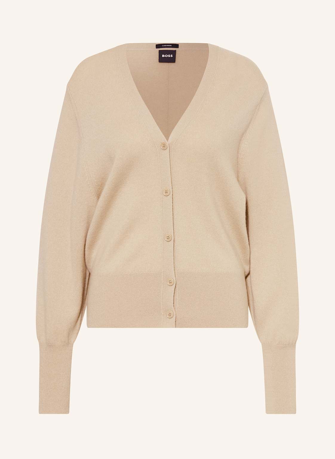 Boss Strickjacke Fuvrona Aus Cashmere beige von Boss