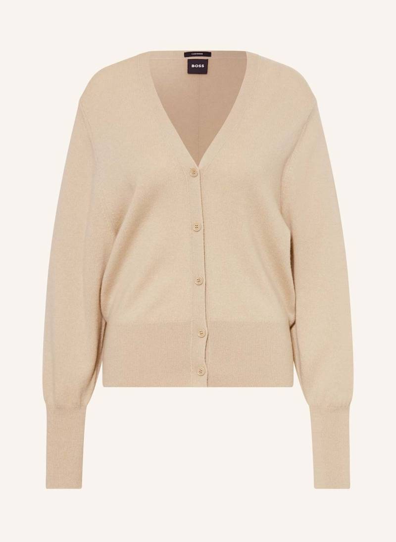 Boss Strickjacke Fuvrona Aus Cashmere beige von Boss