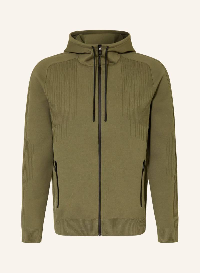 Boss Sweatjacke Active Push gruen von Boss