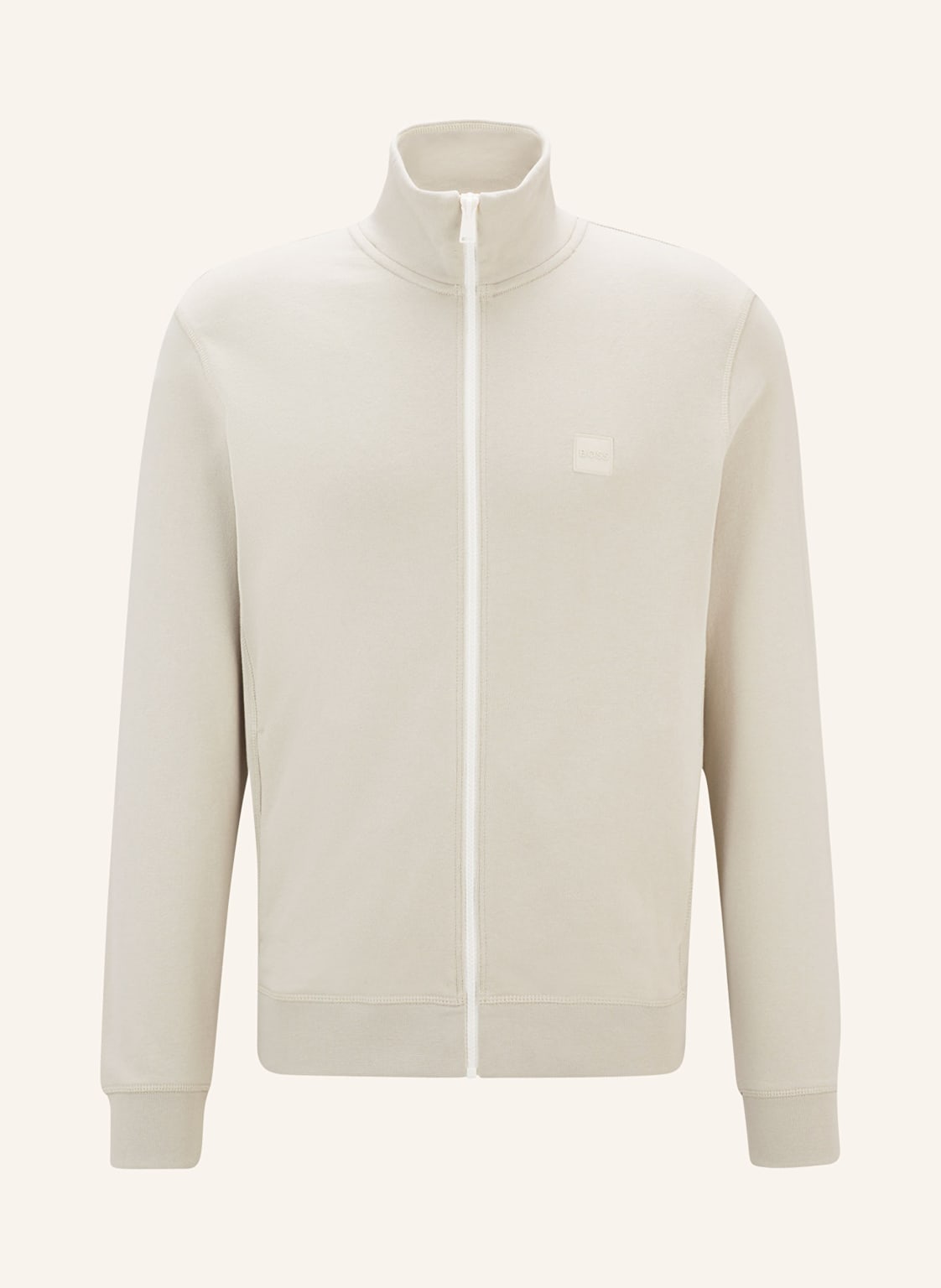 Boss Sweatjacke Zestart beige von Boss