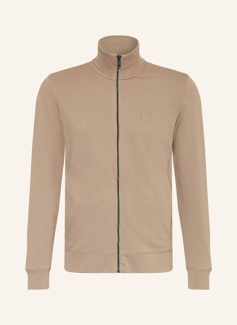 Boss Sweatjacke Zestart braun von Boss