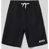 Boss Sweatshorts mit Eingrifftaschen in Black, Größe 152 von Boss