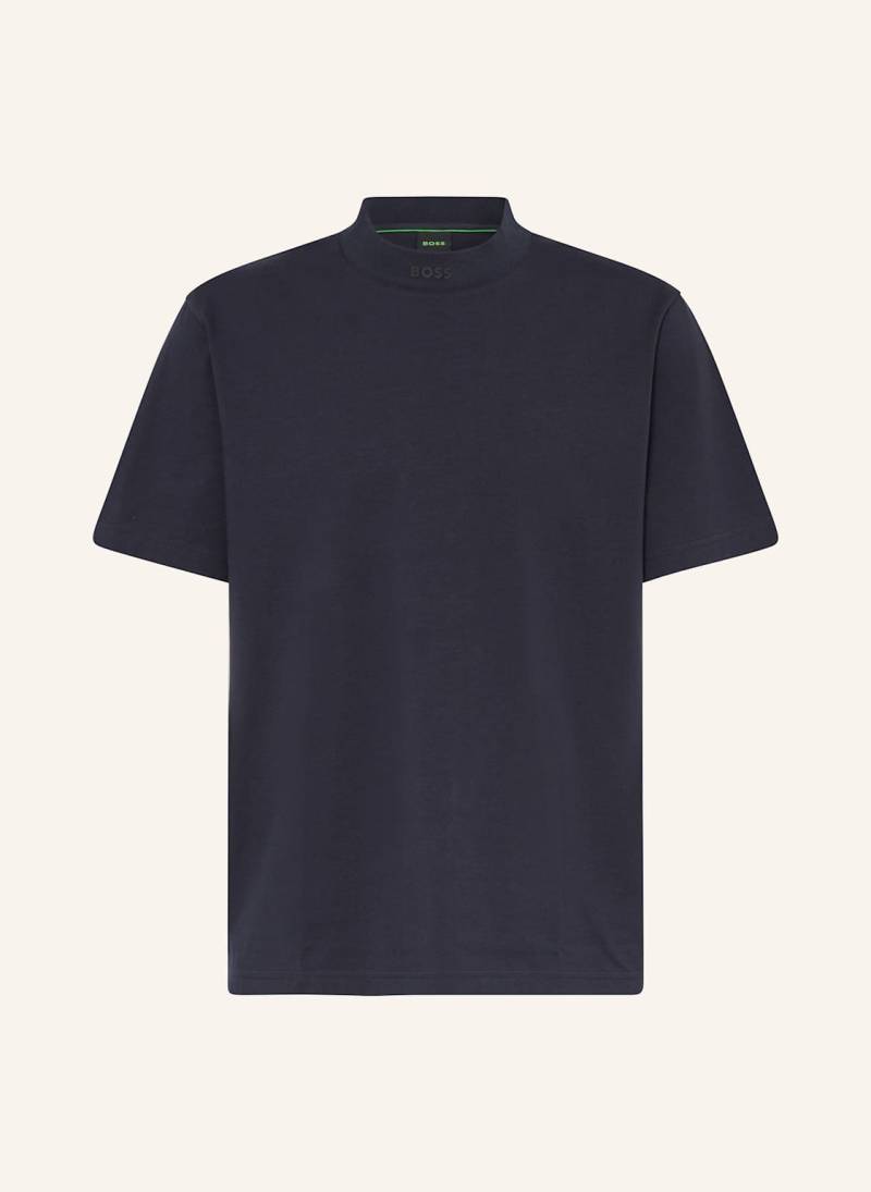 Boss T-Shirt Collar Zone blau von Boss