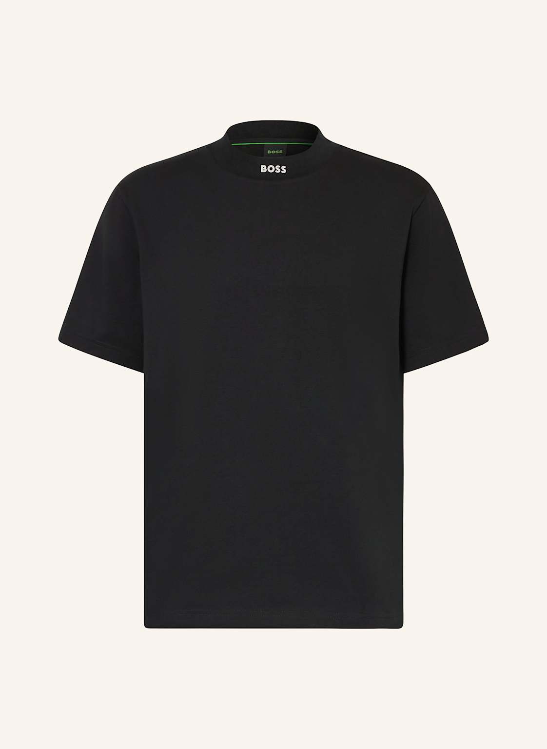 Boss T-Shirt Collar Zone schwarz von Boss