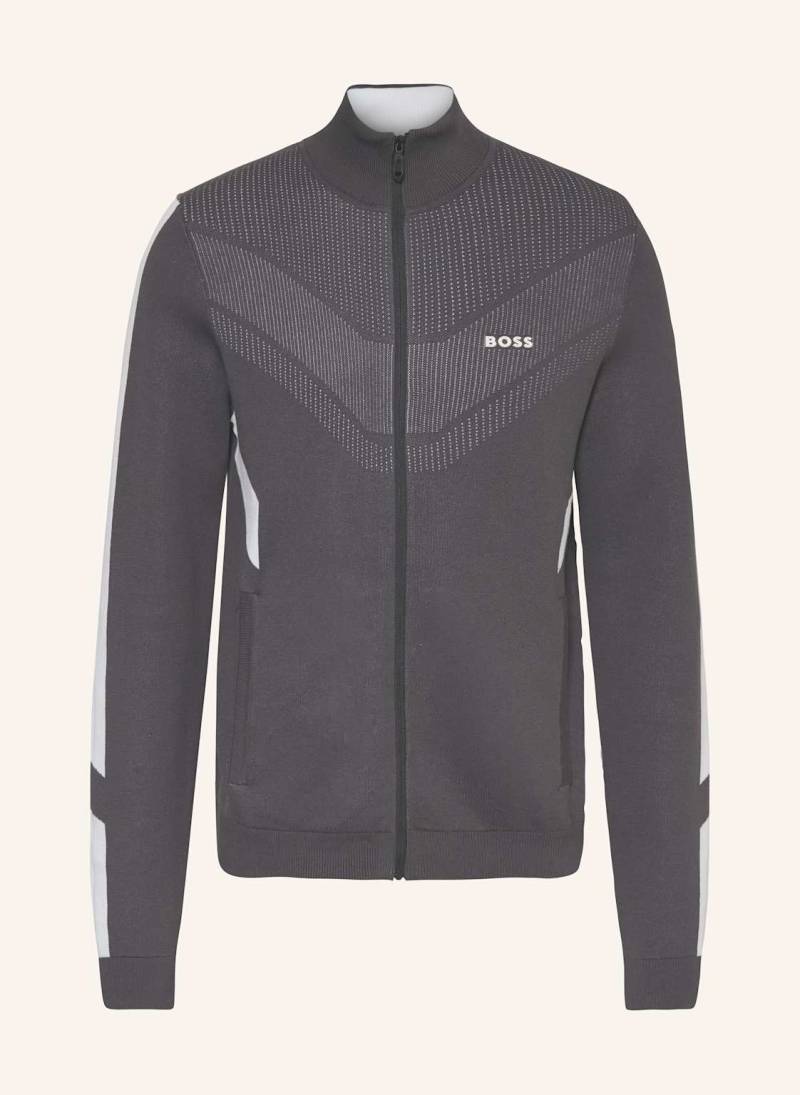 Boss Tennisjacke Tennis Retro grau von Boss