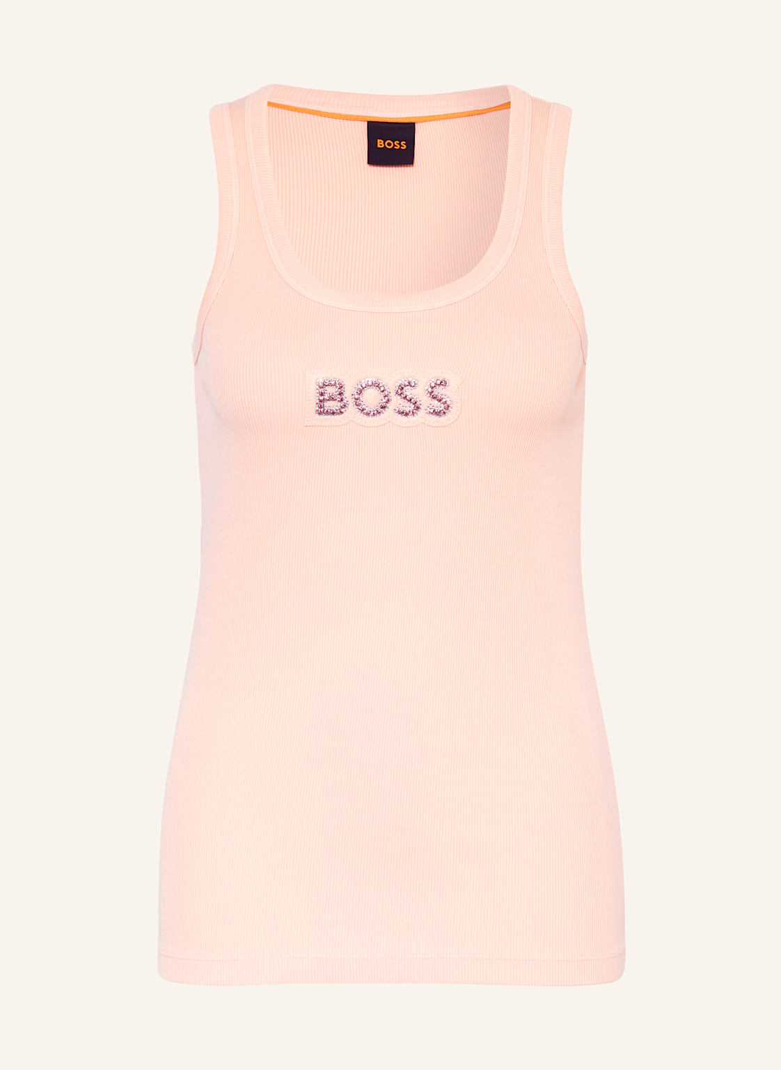 Boss Top Ematite Mit Schmucksteinen rosa von Boss