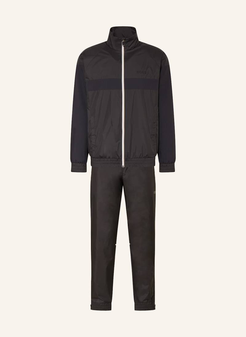 Boss Trainingsanzug T-Match schwarz von Boss