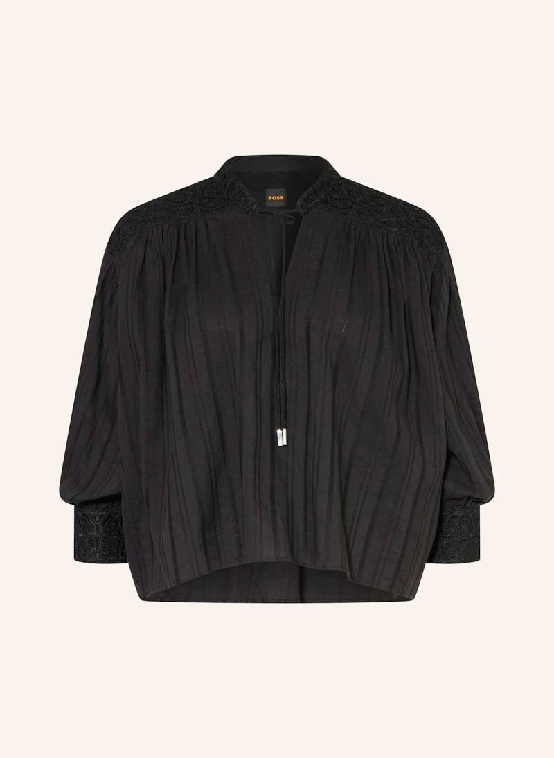 Boss Tunika Brodes Mit Stickereien schwarz von Boss