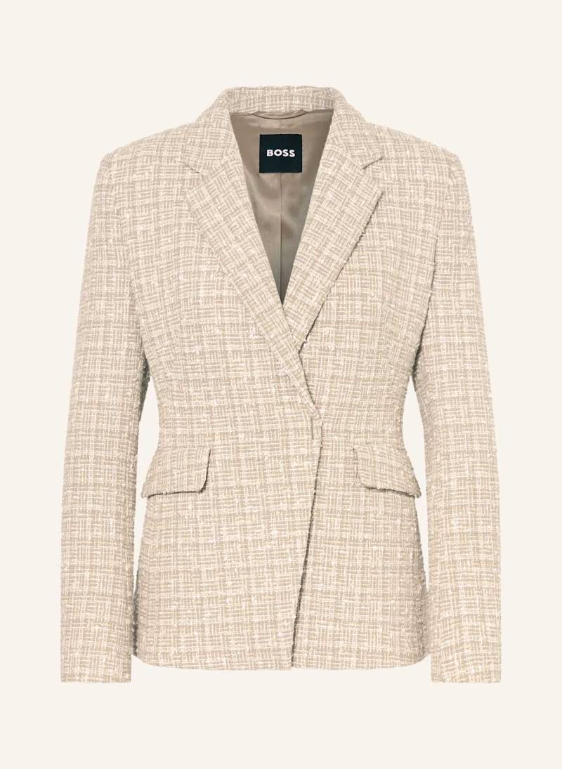 Boss Tweed-Blazer Jila blau von Boss