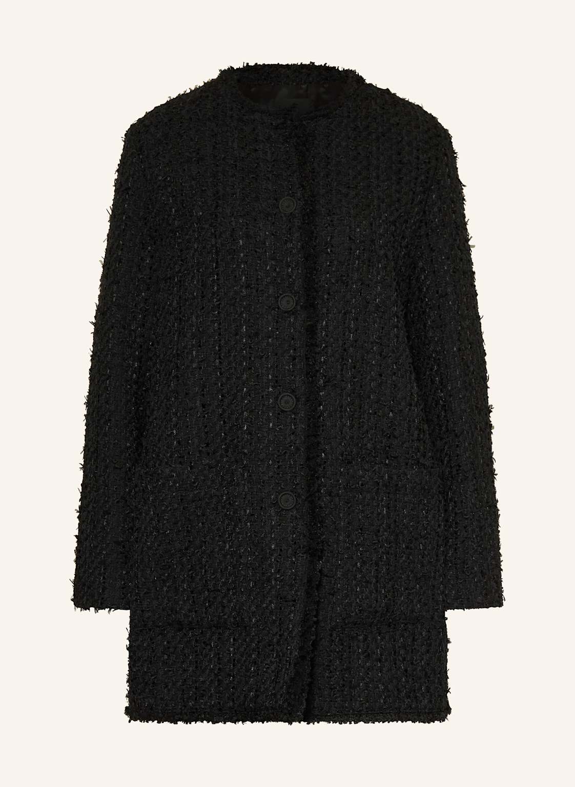 Boss Tweed-Mantel Jokila schwarz von Boss