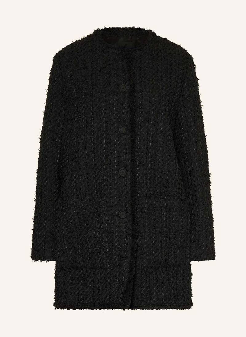 Boss Tweed-Mantel Jokila schwarz von Boss