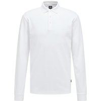 BOSS Langarm Poloshirt mit Logo-Stickerei in XXL von Boss