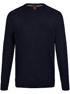 Rundhals-Pullover BOSS blau von Boss