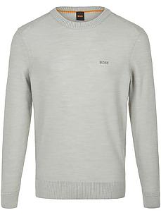 Rundhals-Pullover BOSS grau von Boss