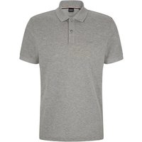 BOSS Unifarbenes Piqué-Poloshirt mit kleiner Label-Stickerei von Boss