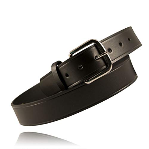 Boston - Off-Duty Belt, 1 1/2 Nickel Black Plain von Boston Leather