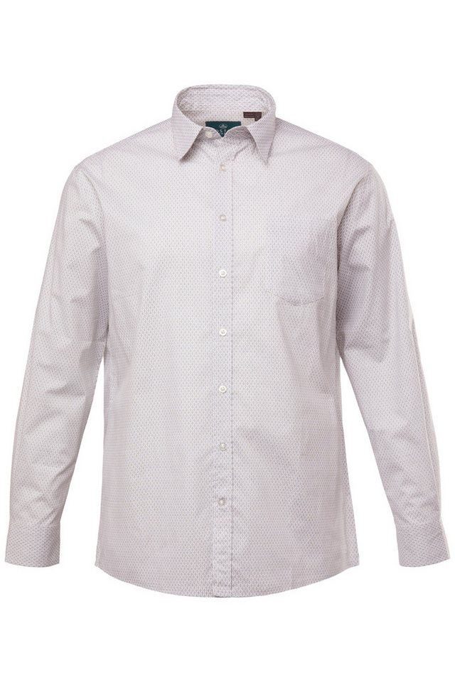 Boston Park Businesshemd Boston Park Hemd Langarm Minimalprint Kentkragen von Boston Park