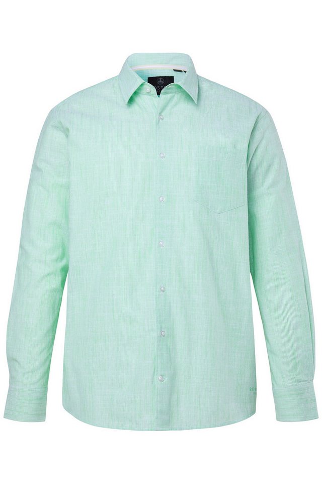 Boston Park Businesshemd Boston Park Leinenmix-Streifenhemd Langarm von Boston Park