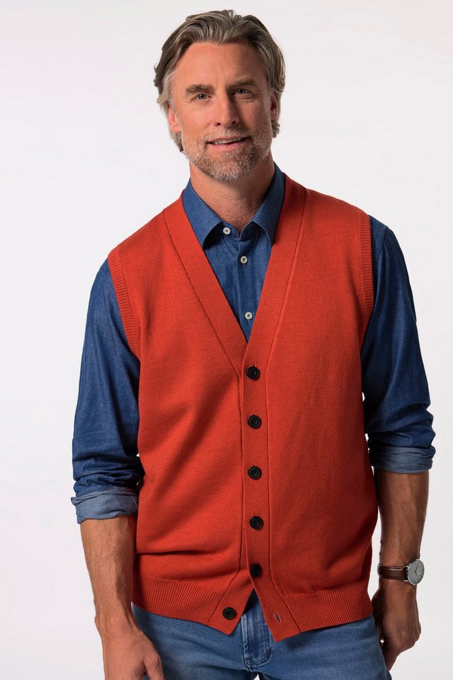 Boston Park Steppweste Boston Park Strickweste V-Ausschnitt bis 84/86 von Boston Park