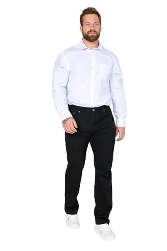 Boston Park Herren große Größen Übergrößen Menswear L-8XL Hose, Straight Fit, Multipocket, bis Gr. 35 schwarz 60 201456100-60 von Boston Park