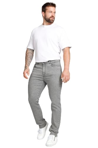 Boston Park Herren große Größen Übergrößen Menswear L-8XL Jeans, Slim Fit, 5-Pocket, bis Gr. 35 nebelgrau 32 201621150-32 von Boston Park