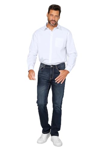 Boston Park Herren große Größen Übergrößen Menswear L-8XL Jeans, Straight Fit, bis Gr. 35 dunkelblau 68 200745110-68 von Boston Park