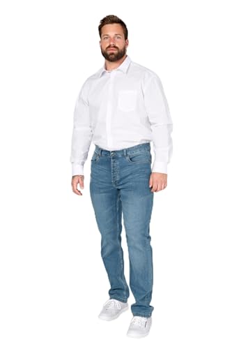 Boston Park Herren große Größen Übergrößen Menswear L-8XL Jeans, Straight Fit, bis Gr. 35 hellblau 31 201447171-31 von Boston Park