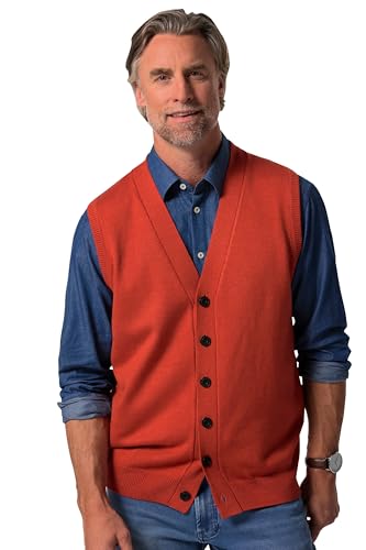 Boston Park Herren große Größen Übergrößen Menswear L-8XL Strickweste, V-Ausschnitt, bis 84/86 terracotta 72+ 832948679-72+ Boston Park Herren große Größen Übergrößen Menswear L-8XL Strickweste, V-Ausschnitt, bis 84/86 terracotta 72+ 832948679-72+ von Boston Park