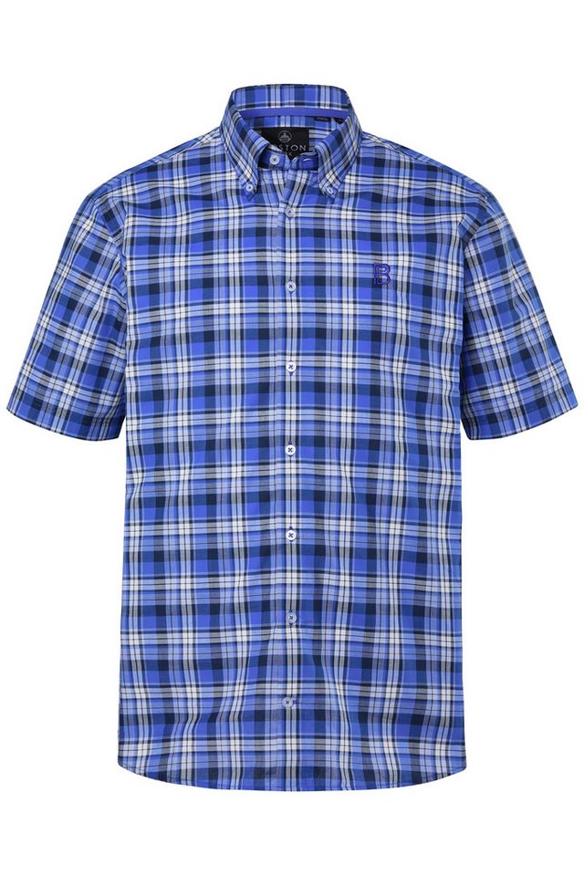 Boston Park Kurzarmhemd Boston Park Karohemd Halbarm Buttondown-Kragen von Boston Park