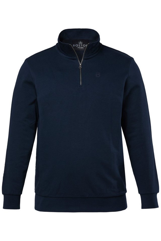 Boston Park Sweatshirt Boston Park Troyer Sweat Stehkragen mit Zipper von Boston Park