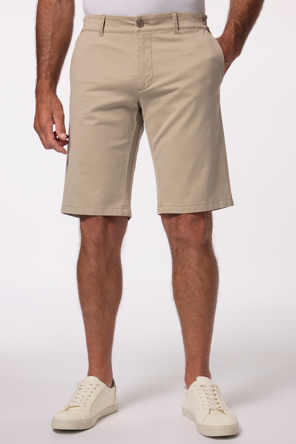 Große Größen Boston Park Chino-Bermuda, Herren, beige, Größe: 60, Baumwolle, Boston Park von Boston Park