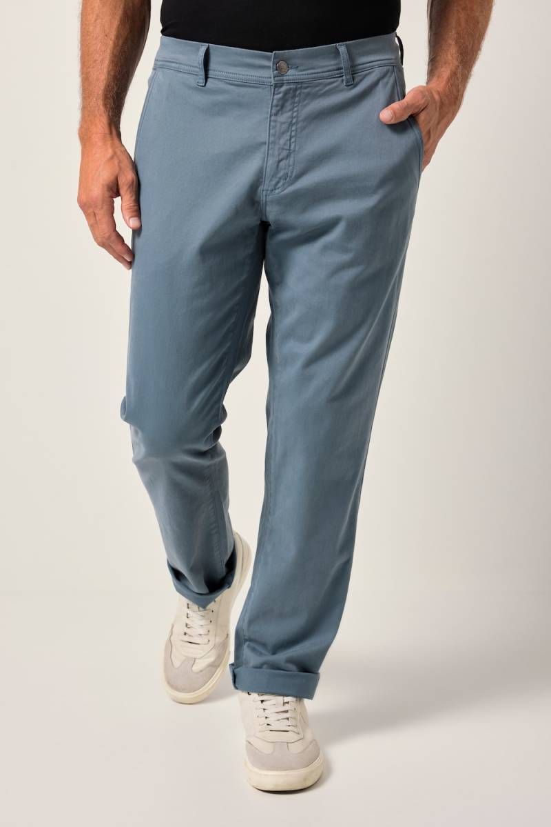 Große Größen Boston Park Chino Hose FLEXLASTIC® Bauchfit, Herren, blau, Größe: 54, Baumwolle, Boston Park von Boston Park