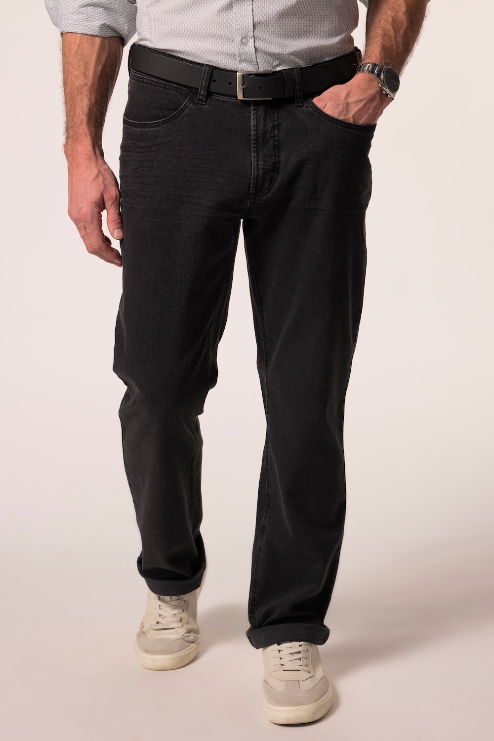 Große Größen Boston Park Jeans FLEXLASTIC®, Herren, schwarz, Größe: 26, Baumwolle, Boston Park von Boston Park